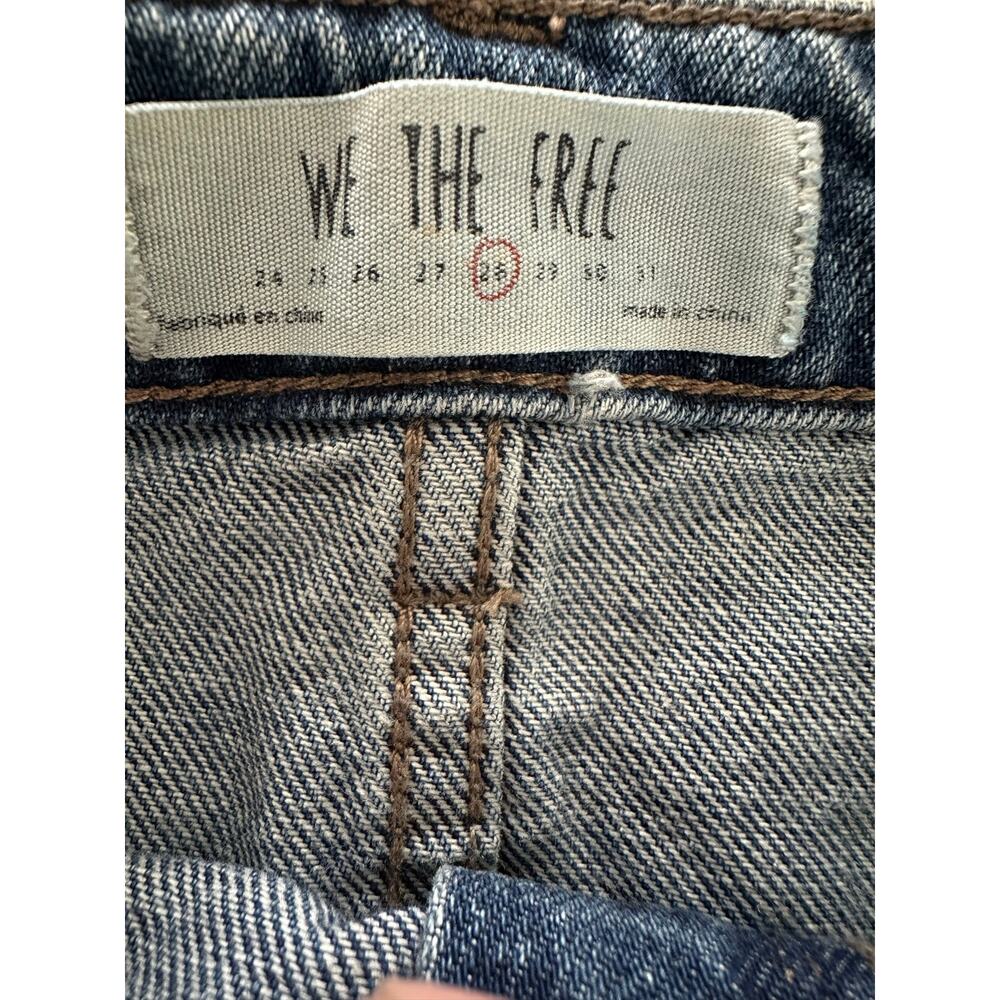 Free People We the Free  jean skirt blue size 28 - Picture 5 of 6